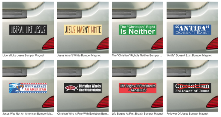 All Our Bumper Stickers Are Now Available As Flexible Magnets Too (11″ X 3″)!